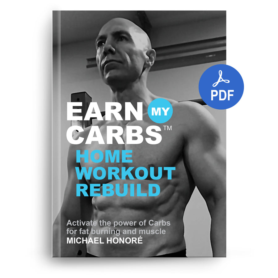 Earn My Carbs Home Workout Rebuild Ebook Cover Picture