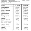 Load image into Gallery viewer, Gains Renegade Pre Workout Nutrition Information
