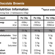 Load image into Gallery viewer, Defining Whey Protein Powder Chocolate Brownie Nutrition Information