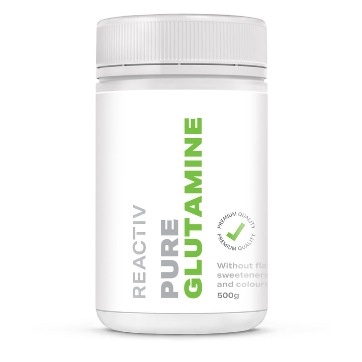 Pure Glutamine Powder 500g Reactiv Supplements