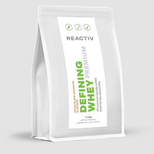 Reactiv Defining Whey Premium Protein Powder Chocolate Brownie Flavour