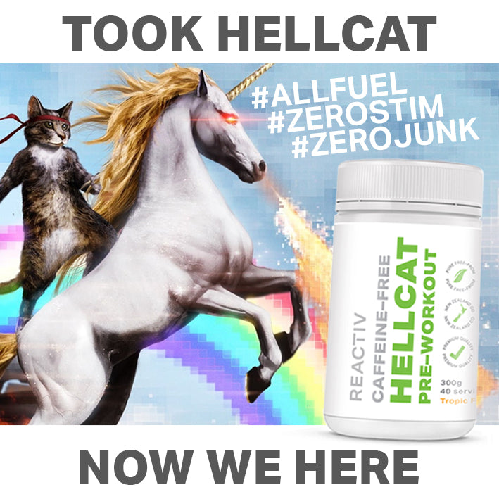Hellcat Natural Pre-workout supplement powder