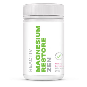 Magnesium Restore Zen Powder 200g Reactiv Supplements
