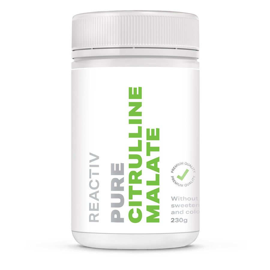 Pure Citrulline Malate Powder 230g Reactiv Supplements