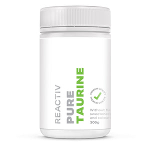 Pure Taurine Powder 300g Reactiv Supplements