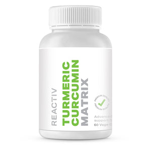 Reactiv Supplements Turmeric Curcumin Matrix Capsules