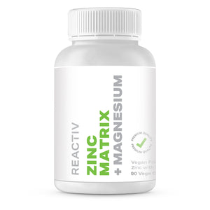 Reactiv Supplements Zinc Matrix Capsules With Magnesium